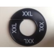 Maatring 9 cm zw/wit XXL Td05602905